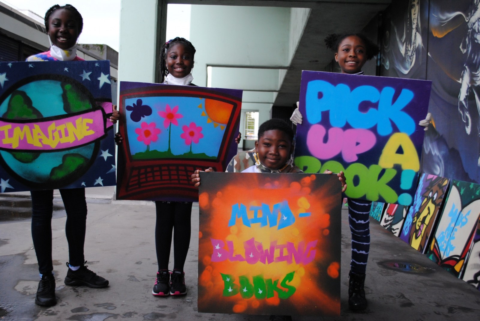 Young people create art to celebrate new library Picture 1